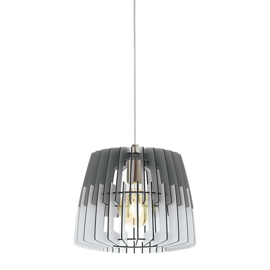 Eglo 32824 - Lysekrone ARTANA 1xE27/60W/230V grå 300mm