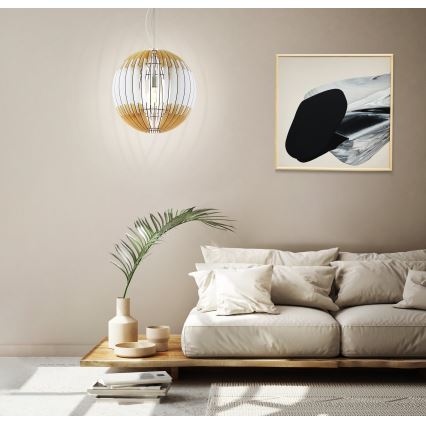 Eglo 32847 - Pendel på kabel OLMERO 1xE27/60W/230V
