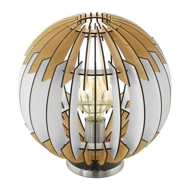 Eglo 32848 - Bordlampe OLMERO 1xE27/60W/230V