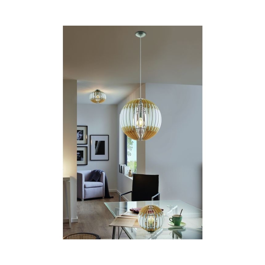 Eglo 32848 - Bordlampe OLMERO 1xE27/60W/230V