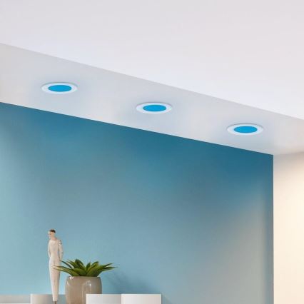 Eglo - 3x LED indbygningslampe m. RGB-farver dæmpbar FUEVA-C 1xLED/3W/230V
