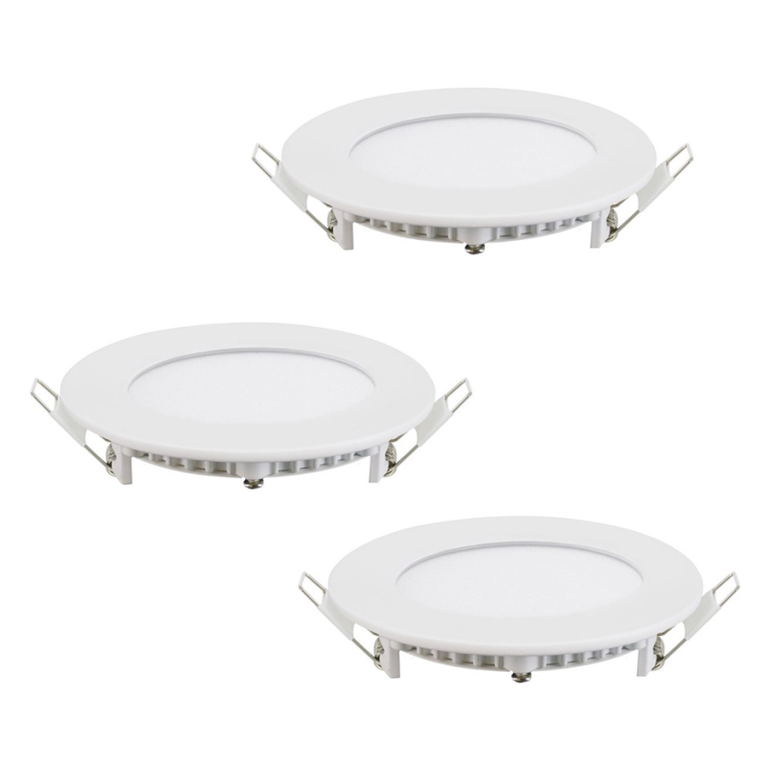 Eglo - 3x LED indbygningslampe m. RGB-farver dæmpbar FUEVA-C 1xLED/3W/230V