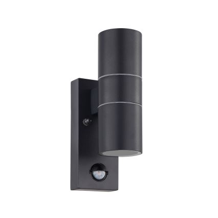 Eglo - LED Udendørs væglampe med sensor 2xGU10/3W/230V IP44