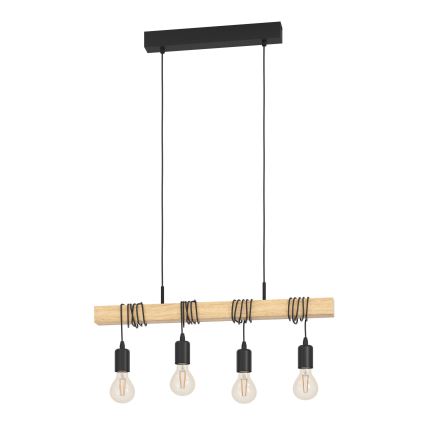 Eglo - Pendel TOWNSHEND 4xE27/60W/230V