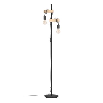 Eglo - Gulvlampe TOWNSHEND 2xE27/10W/230V