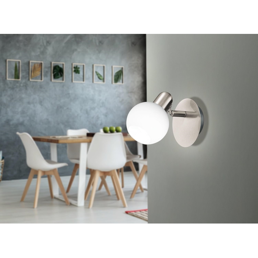 Eglo 32925 - LED dæmpbar vægspot COMBA 1xE14/6W/230V mat krom
