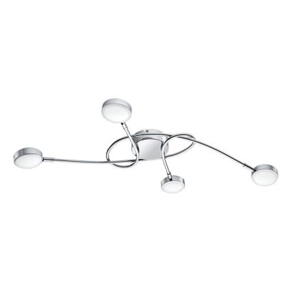 Eglo 32996 - LED overflademonteret loftlampe SALTO 4xLED/5,4W/230V blank krom