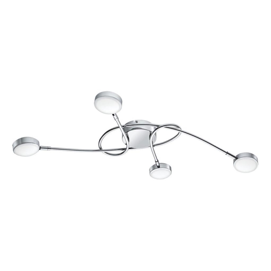 Eglo 32996 - SALTO LED overflademonteret loftlampe 4xLED/5,4W/230V blank krom