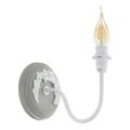 Eglo 33005 - Væglampe 1xE14/40W/230V hvid/grå