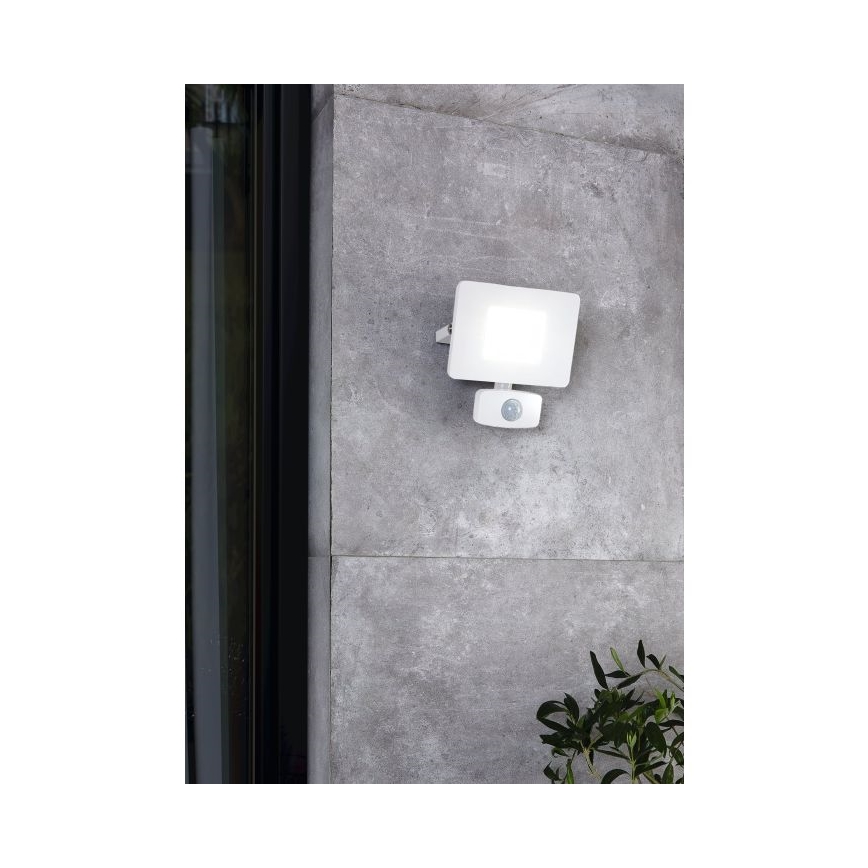 Eglo - LED projektør med sensor LED/20W/230V IP44