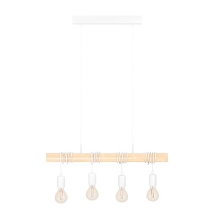 Eglo - Lysekrone i en snor TOWNSHEND 4xE27/60W/230V