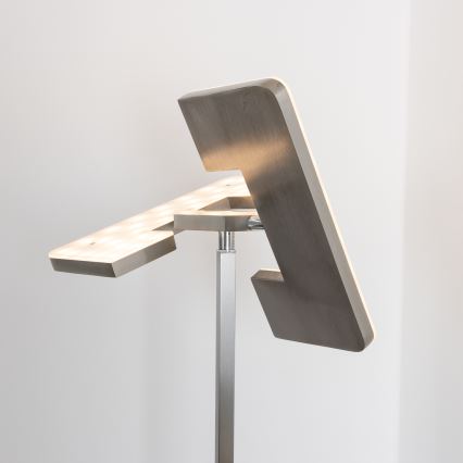 Eglo 33182 - LED gulvlampe dæmpbar SOLANO 1xLED/26W/230V +1xLED/3,2W 3000K mat krom