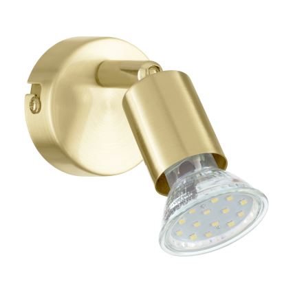 Eglo - LED vægspot 1xGU10/2,8W/230V 3000K guldfarvet