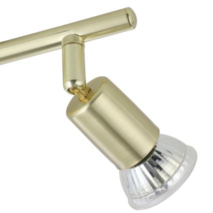 Eglo - LED spotlampe 2xGU10/2,8W/230V 3000K guldfarvet