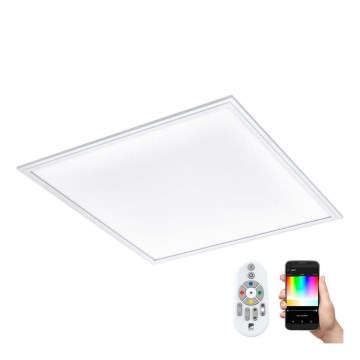 Eglo 33204 - LED lampe m. RGBW-farver dæmpbar SALOBRENA-C LED/34W/230V 2700-6500K + fjernbetjening