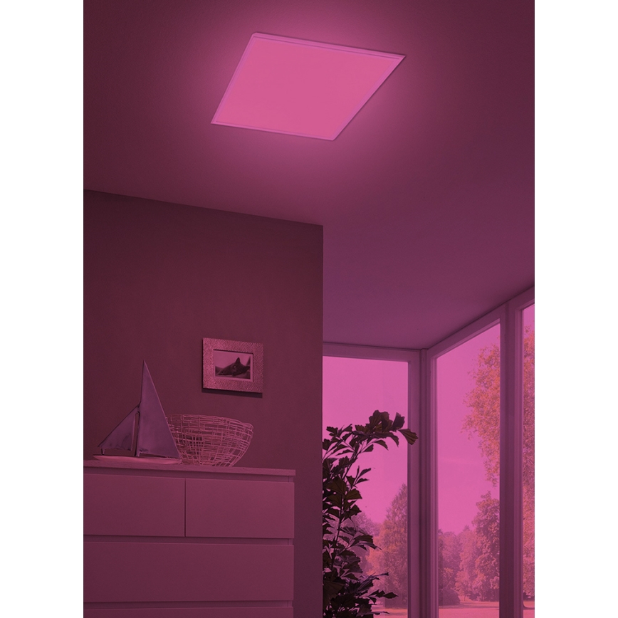 Eglo 33204 - LED lampe m. RGBW-farver dæmpbar SALOBRENA-C LED/34W/230V 2700-6500K + fjernbetjening