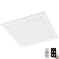 Eglo 33206 - LED RGBW dæmpbar loftlampe SALOBRENA-C LED/16W/230V 30x30 cm + fjernbetjening