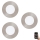 Eglo 33216 - SÆT 3x LED RGBW dæmpbare indbygningsspots FUEVA-C LED/3W/230V Ø 8,5 cm