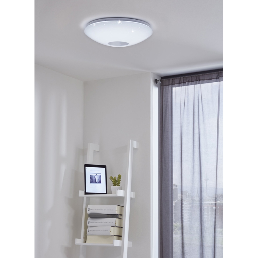 Eglo 33218 - LED loftlampe m. RGBW-farver dæmpbar VOLTAGO-C LED/17W/230V 2700-6500K diameter 38 cm