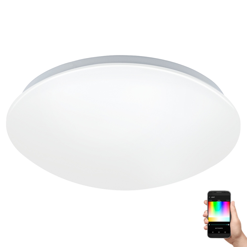 Eglo 33219 - LED RGBW dæmpbar loftlampe GIRON-C LED/17W/230V Ø 30 cm hvid