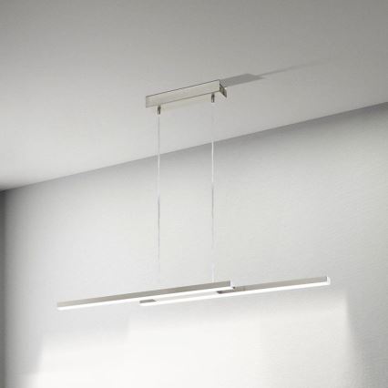 Eglo 33232 - LED RGBW dæmpbar pendel med kabelophæng FRAIOLI-C LED/34W/230V mat krom