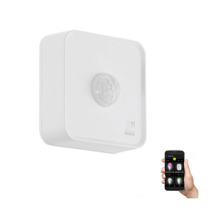 Eglo 33236 - Udendørs bevægelsessensor CONNECT SENSOR 3xAA 12 m hvid IP44