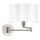 Eglo 33269 - Væglampe PASTERI 1xE27/60W/230V mat krom/hvid
