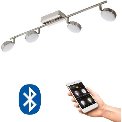Eglo 33274 - LED spotlampe m. RGBW-farver dæmpbar CORROPOLI-C 4xLED/5W/230V