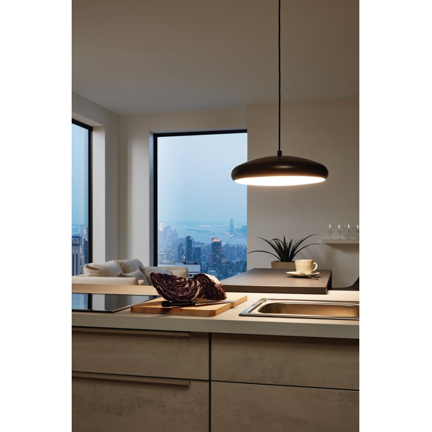 Eglo 33328 - LED pendel m. RGBW-farver dæmpbar RIODEVA-C LED/27W/230V 2700-6500K sort
