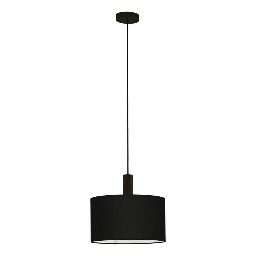 Eglo 33354 - Pendel på ledning AMANI 1xE27/60W/230V Ø 38 cm sort
