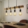 Eglo 33378 - LED pendel TOWNSHEND 4xE27/4W/230V 2200K beige/sort