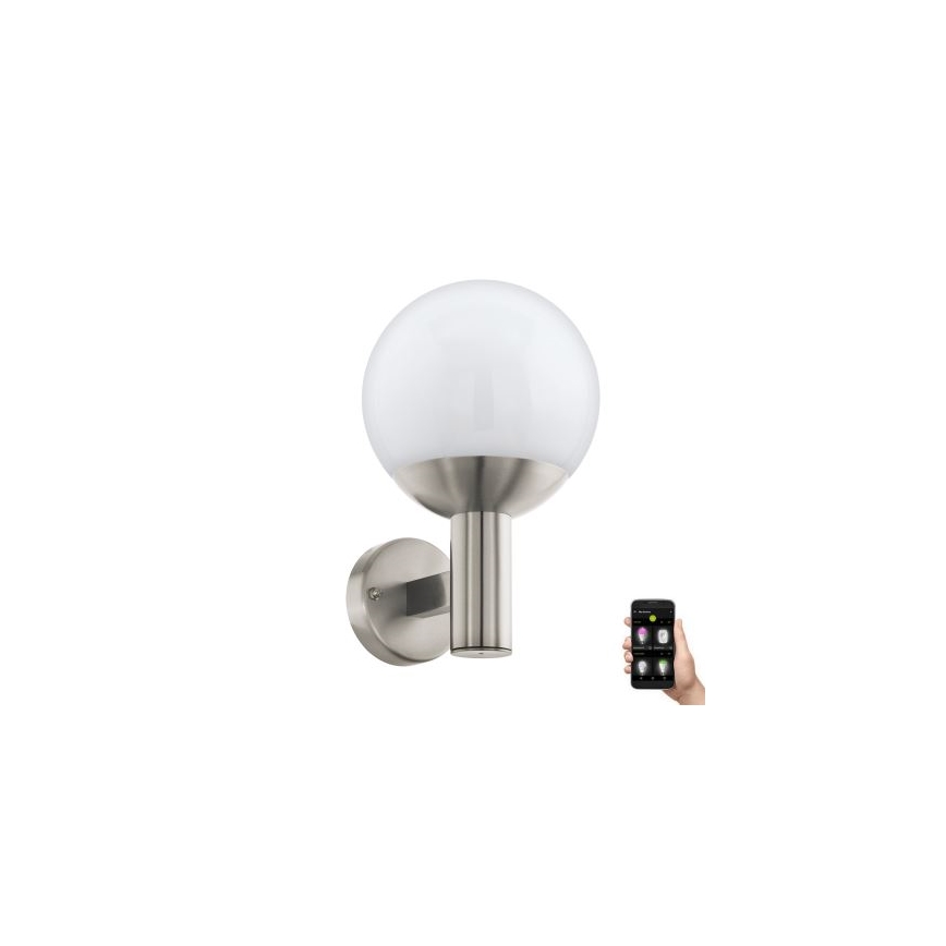 Eglo 33564 - LED udendørs væglampe NISIA-C LED/9W/230V IP44