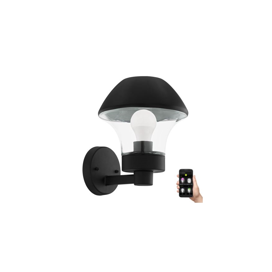 Eglo 33567 - Dæmpbar LED udendørs væglampe VERLUCCA-C 1xE27/9W/230V IP44