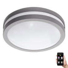 Eglo 33572 - LED badeværelseslampe dæmpbar LOCANA-C LED/14W/230V IP44 sølvfarvet