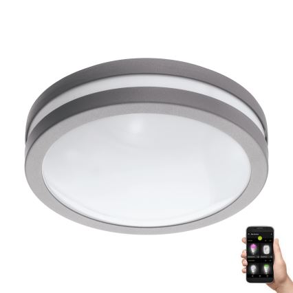 Eglo 33572 - LED Dæmpbart badeværelseslampe LOCANA-C LED/14W/230V IP44 sølv
