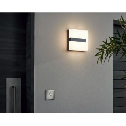 Eglo 33574 - LED Udendørs væglampe dæmpbar TORAZZA-C LED/14W/230V IP44
