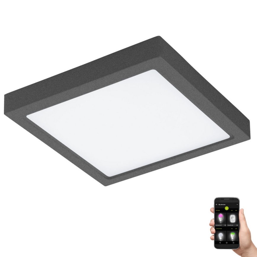 Eglo 33578- LED badeværelseslampe dæmpbar ARGOLIS-C LED/22W/230V IP44 antracit