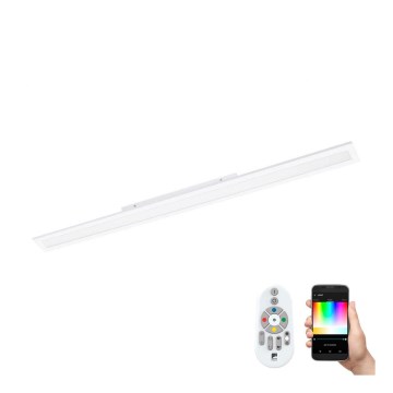 Eglo 33589 - LED RGBW Panel dæmpbart SALOBRENA-C LED/34W/230V + fjernbetjening