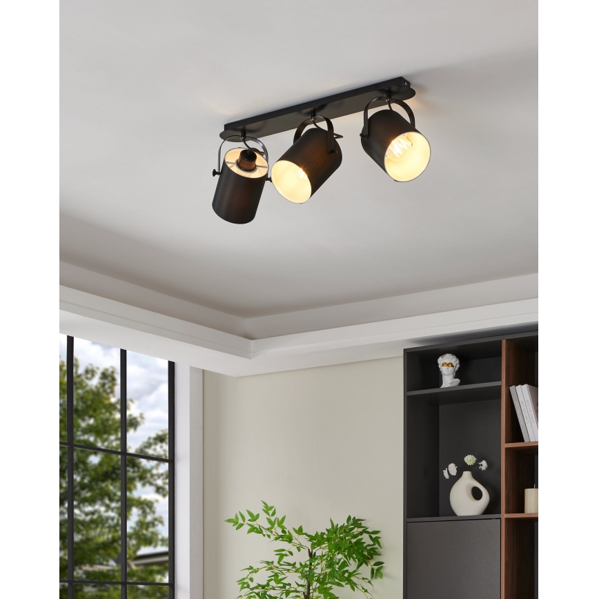 Eglo 33647 - Loftspot VILLABATE 3xE27/10W/230V