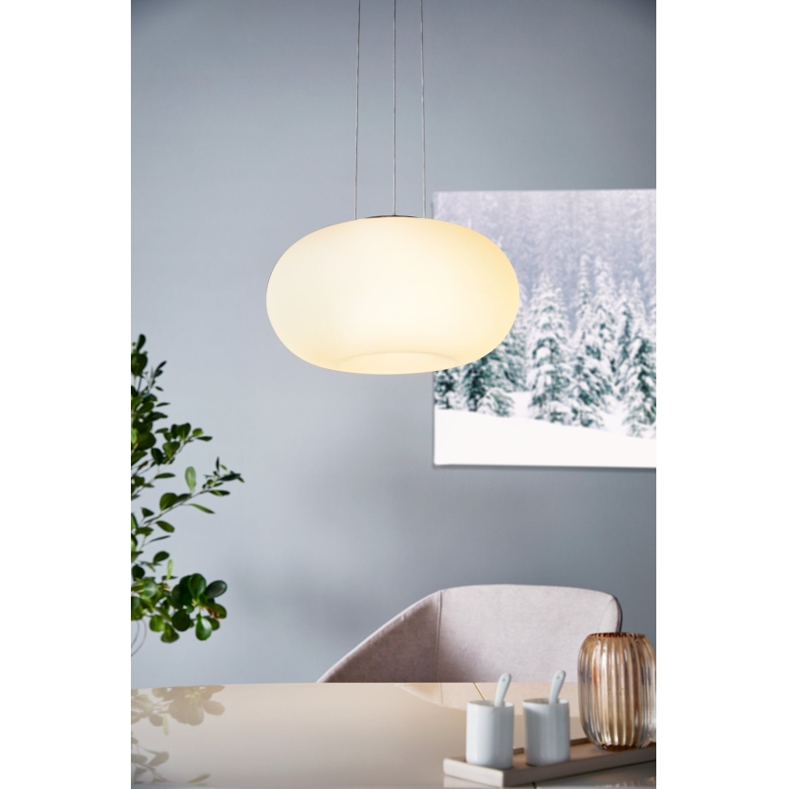 Eglo 33766 - LED pendel m. RGBW-farver dæmpbar OPTICA-C LED/22W/230V 2700-6500K diameter 37,5 cm