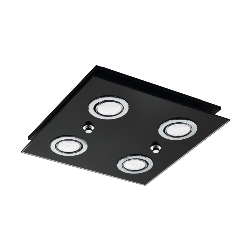 Eglo - LED loftlampe 4xGU10/2,8W/230V 3000K sort