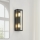 Eglo 33856 - Udendørs væglampe ALAMONTE 2xE27/60W/230V IP44 sort