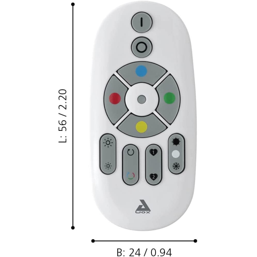 Eglo - Fjernbetjening CONNECT-Z 2xAAA Bluetooth ZigBee