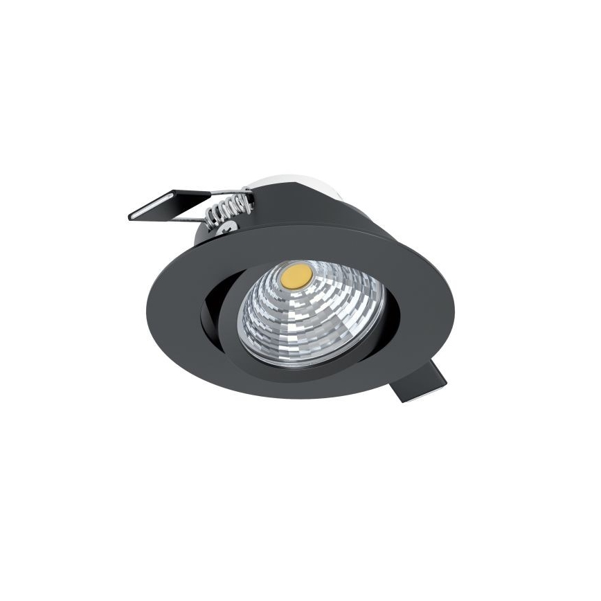 Eglo - LED indbygningslampe dæmpbar/6W/230V sort