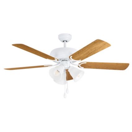 Eglo 35076 - Loftventilator LAS PALMAS 3xE27/40W/230V brun