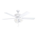Eglo 35076 - Loftventilator LAS PALMAS 3xE27/40W/230V brun