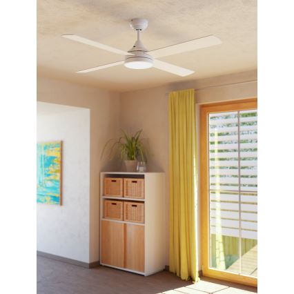 Eglo - LED loftventilator LED/20W/230V 3000/4000/5000K + fjernbetjening hvid
