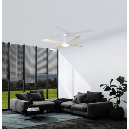 Eglo - LED loftventilator LED/20W/230V 3000/4000/5000K + fjernbetjening hvid