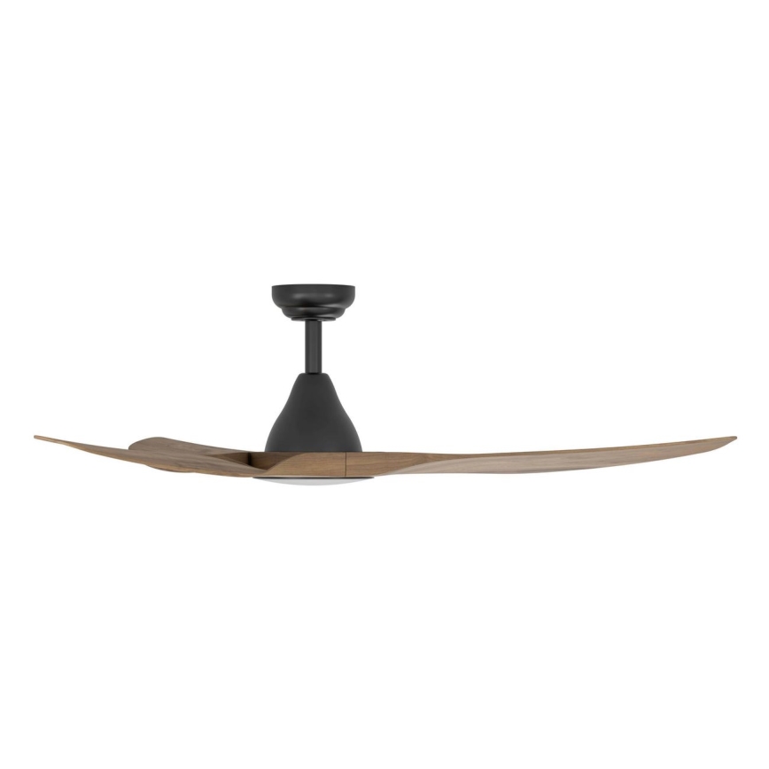 Eglo - LED loftventilator LED/19W/230V Ø 132 cm brun + fjernbetjening