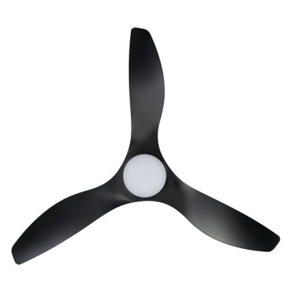 Eglo - LED loftventilator LED/19W/230V Ø 132 cm sort + fjernbetjening